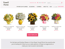 Tablet Screenshot of fussellflorist.net